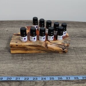 100% Natural Wood Essential Oil Holder...Beautiful!